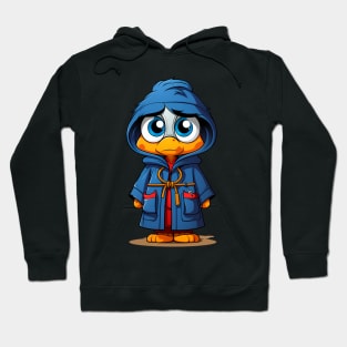 Cute cartoon duck in pajamas Hoodie